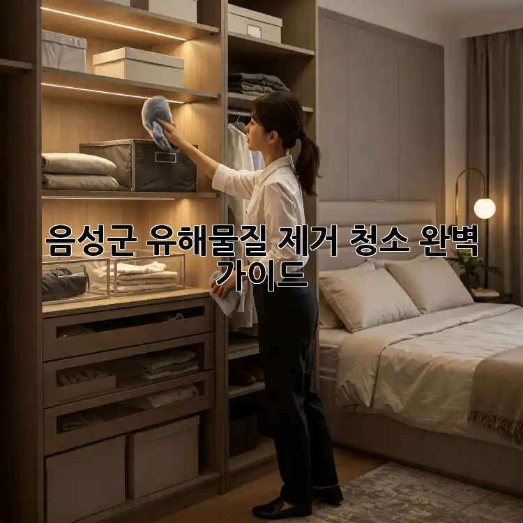 음성군 유해물질 제거 청소 완벽 가이드
