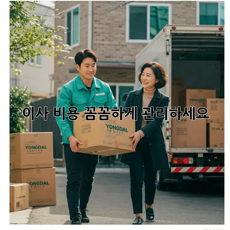 이사, 비용 꼼꼼하게 관리하세요!