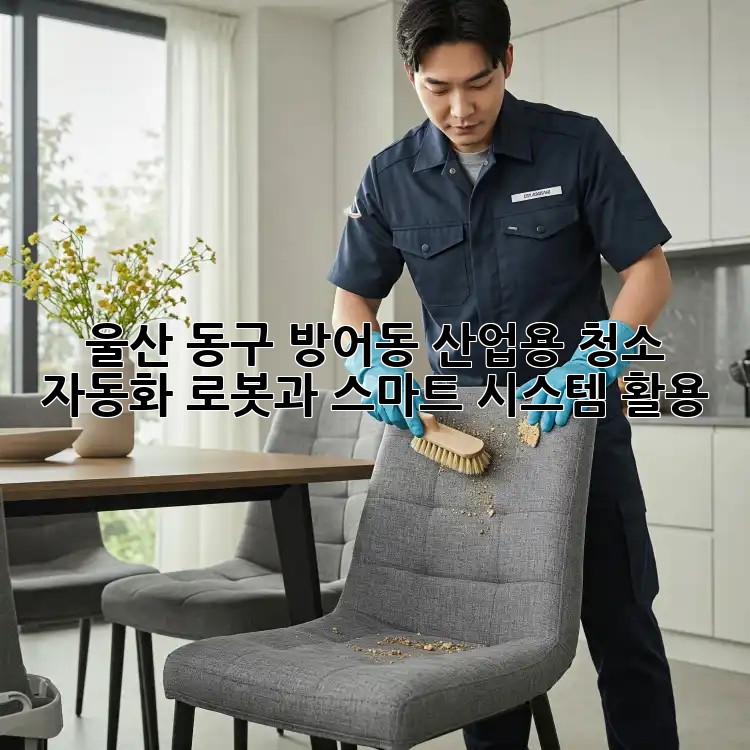 울산 동구 방어동 산업용 청소 자동화: 로봇과 스마트 시스템 활용