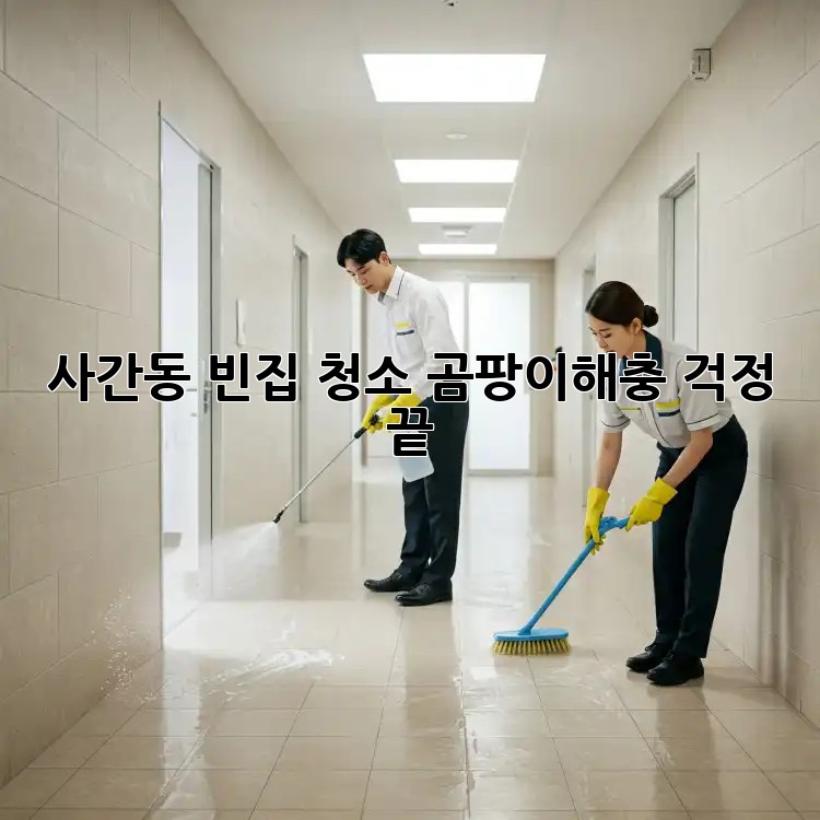 사간동 빈집 청소🧹 곰팡이&해충 걱정 끝!