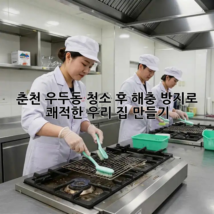 🏡 춘천 우두동, 청소 후 해충 방지로 쾌적한 우리 집 만들기! ✨