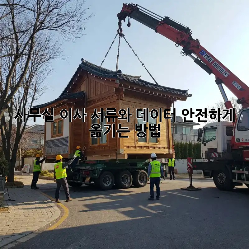 사무실 이사, 서류와 데이터 안전하게 옮기는 방법