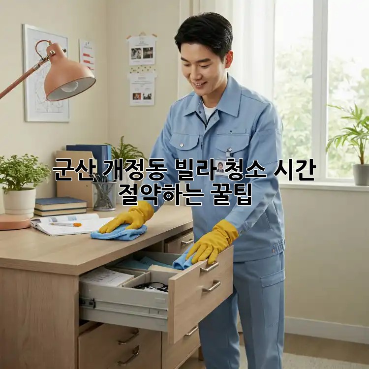 군산 개정동 빌라 청소, 시간 절약하는 꿀팁!