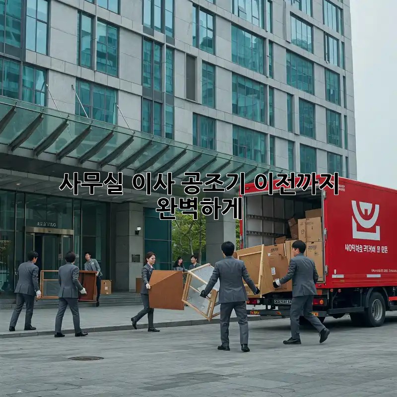 사무실 이사? 공조기 이전까지 완벽하게!