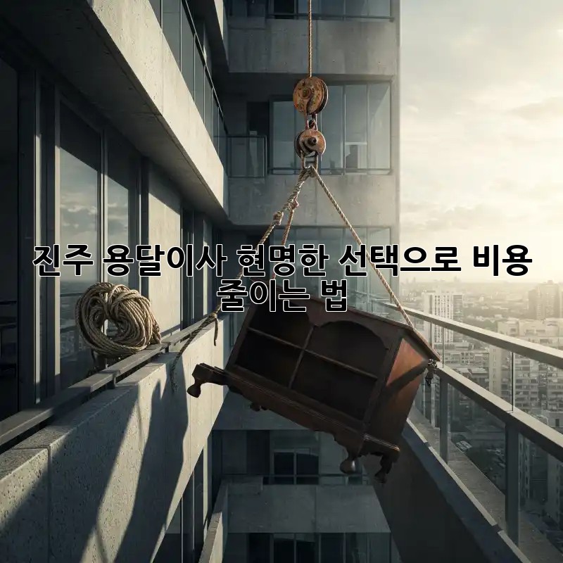 진주 용달이사, 현명한 선택으로 비용 줄이는 법 💰