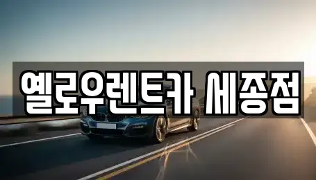 세종특별자치 아름동 추천 자동차전시장,렌트카,장기렌트카,중고차 위치