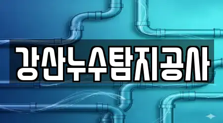 강산누수탐지공사