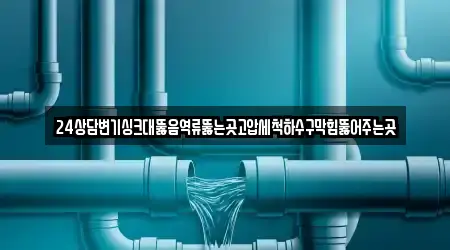 24상담변기싱크대뚫음역류뚫는곳고압세척하수구막힘뚫어주는곳