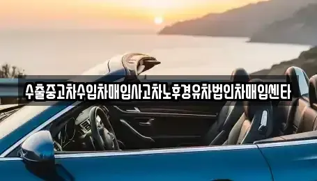 강원 강릉시 박월동 중고차매입 전문 수출중고차수입차매입사고차노후경유차법인차매입센타