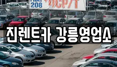 강원 강릉시 지변동 렌트카 전문 진렌트카 강릉영업소