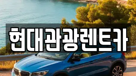강원 고성군 렌트카 전문 현대관광렌트카