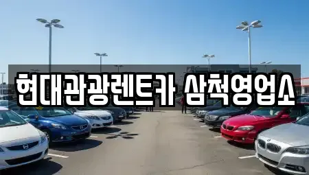 강원 삼척시 교동 렌트카 전문 현대관광렌트카 삼척영업소