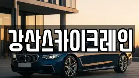 강원 양양군 현남면 중고차 전문 강산스카이크레인