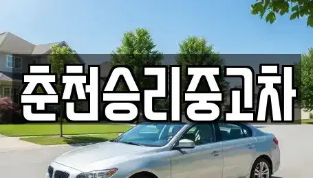 강원 춘천시 남산면 중고차 전문 춘천승리중고차