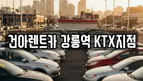 강원특별자치도 강릉시 렌트카 전문 건아렌트카 강릉역 KTX지점