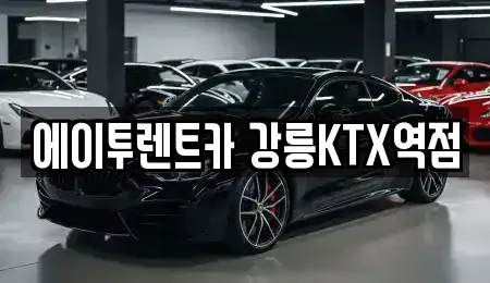 강원특별자치도 강릉시 렌트카 전문 에이투렌트카 강릉KTX역점