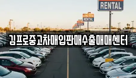 강원특별자치도 강릉시 중고차매입 전문 김프로중고차매입판매수출매매센터