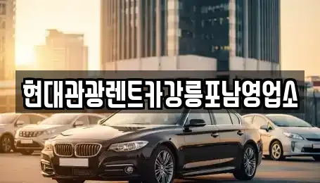 강원특별자치도 강릉시 학동 렌트카 전문 현대관광렌트카강릉포남영업소