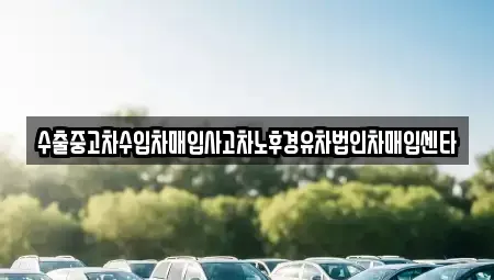 강원특별자치도 삼척시 남양동 중고차매입 전문 수출중고차수입차매입사고차노후경유차법인차매입센타