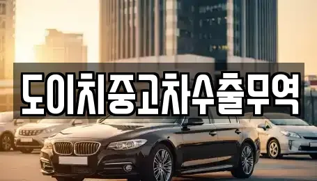강원특별자치도 양양군 손양면 중고차매매 전문 도이치중고차수출무역