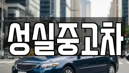 강원특별자치도 양양군 손양면 중고차매매 전문 성실중고차