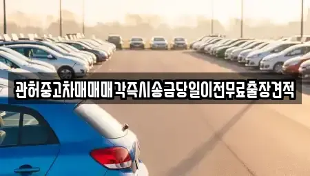 강원특별자치도 원주시 신림면 중고차매매 전문 관허중고차매매매각즉시송금당일이전무료출장견적