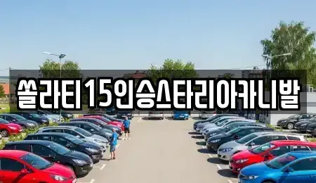 강원특별자치도 횡성군 서원면 렌트카 전문 쏠라티15인승스타리아카니발