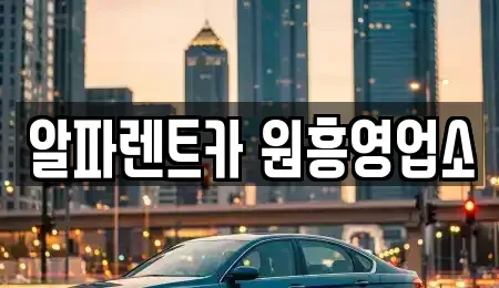 경기 고양시 덕양구 도내동 렌트카 전문 알파렌트카 원흥영업소