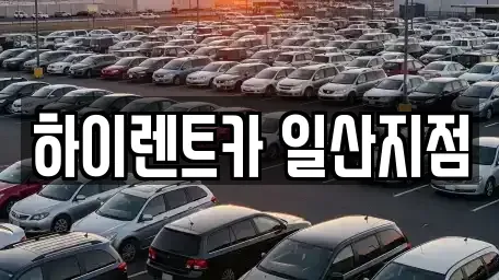 경기 고양시 일산동구 문봉동 렌트카 전문 하이렌트카 일산지점