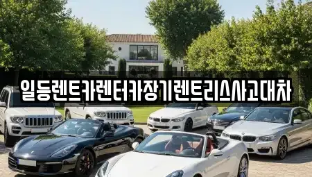 경기 군포시 장기렌트카 전문 일등렌트카렌터카장기렌트리스사고대차
