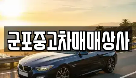 경기 군포시 중고차 전문 군포중고차매매상사
