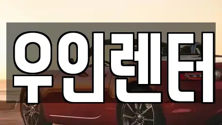 경기 김포시 운양동 렌트카 전문 우인렌터