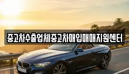 경기 남양주시 이패동 중고차매입 전문 중고차수출업체중고차매입매매지원센터