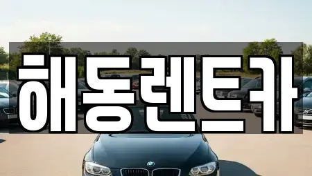 경기 부천시 원미구 원미동 렌트카 전문 해동렌트카