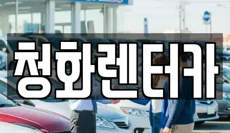 경기 성남시 분당구 정자동 단기렌트카 전문 청화렌터카