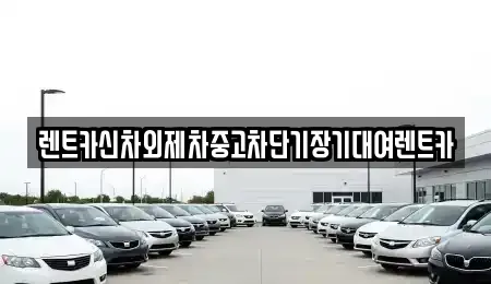 경기 성남시 수정구 복정동 단기렌트카 전문 렌트카신차외제차중고차단기장기대여렌트카