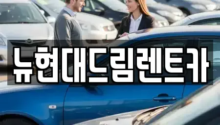 경기 시흥시 광석동 렌트카 전문 뉴현대드림렌트카