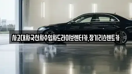 경기 시흥시 광석동 장기렌트카 전문 사고대차국산차수입차드라이브렌터카,장기리스렌트카