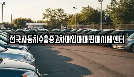 경기 시흥시 조남동 중고차매매 전문 전국자동차수출중고차매입매매판매시세센터