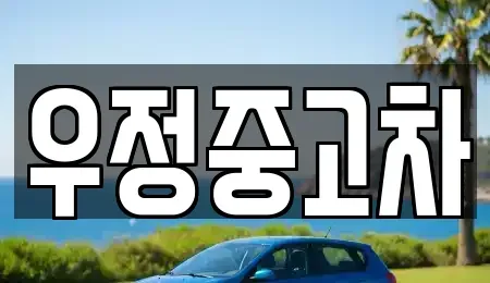 경기 양주시 회암동 중고차 전문 우정중고차