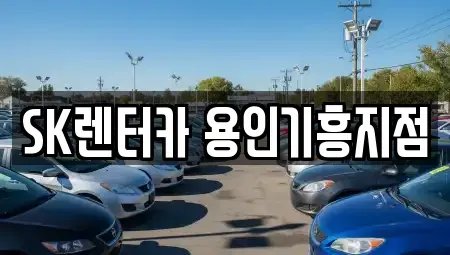 경기 용인시 기흥구 상하동 장기렌트카 전문 SK렌터카 용인기흥지점