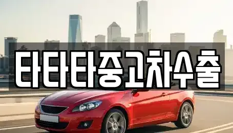 경기 이천시 마장면 중고차매매 전문 타타타중고차수출