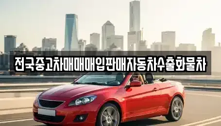 경기 이천시 부발읍 중고차 전문 전국중고차매매매입판매자동차수출화물차