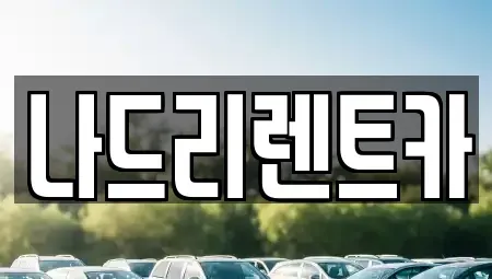 경기 하남시 창우동 장기렌트카 전문 나드리렌트카