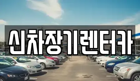 경기 화성시 팔탄면 장기렌트카 전문 신차장기렌터카