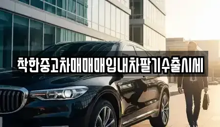 경기 화성시 팔탄면 중고차매매 전문 착한중고차매매매입내차팔기수출시세