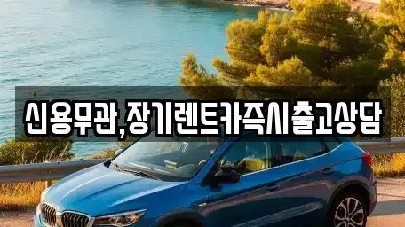 경기도 고양시 일산동구 성석동 장기렌트카 전문 신용무관,장기렌트카즉시출고상담
