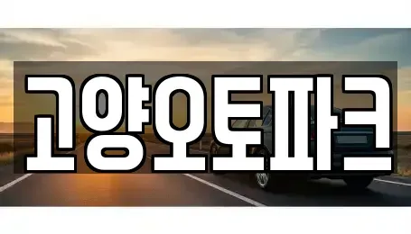 경기도 고양시 일산동구 성석동 중고차매매 전문 고양오토파크