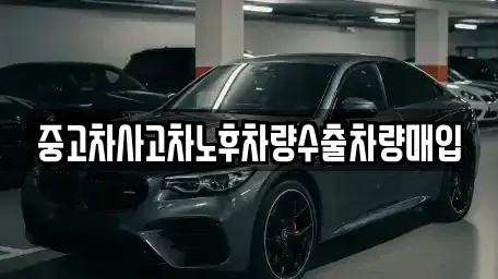 경기도 고양시 일산동구 성석동 중고차매입 전문 중고차사고차노후차량수출차량매입
