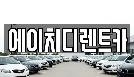 경기도 과천시 막계동 렌트카 전문 에이치디렌트카